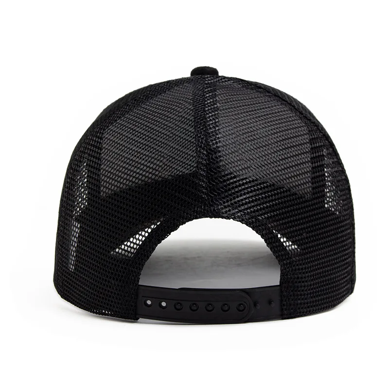 Unisex 5 panel Mesh Suede Trucker Hat Men Baseball Cap Spring Summer Breathable Sports Hats