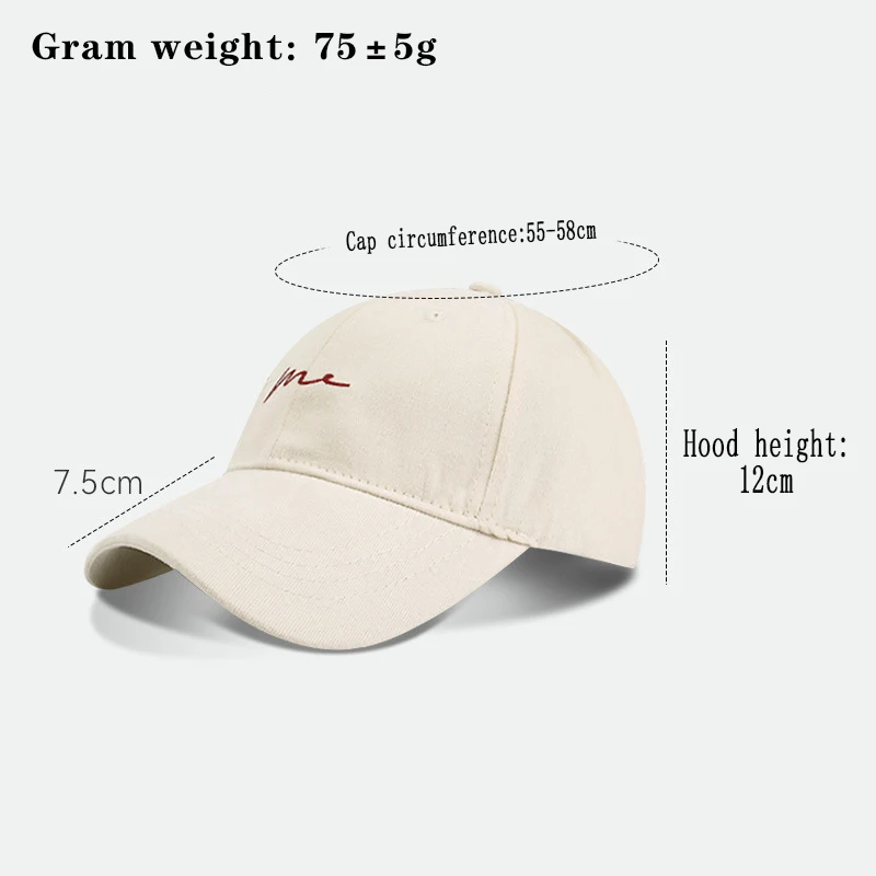 Retro Letter Embroidered Baseball Cap Big Headed Duck Tongue Hat Summer Outdoor Sports Men's Women's Adjustable Caps Hip Hop Hat