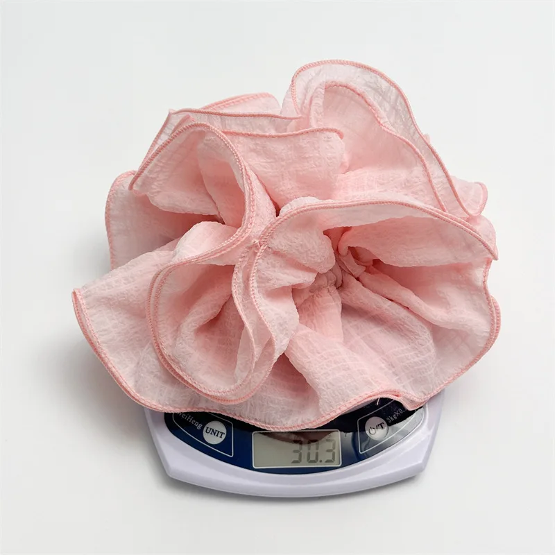 Korean Fashion Scrunchies For Women Heigh Elastic Hair Ties Ponytail Holder Headwear Double Fold Scrunchie Girl Hair Accessories