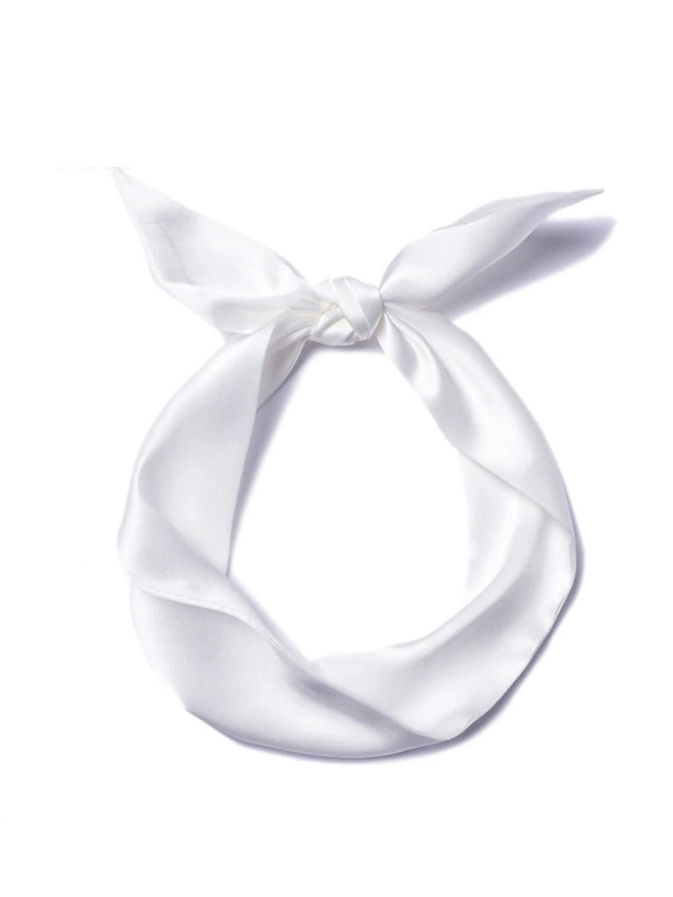 Woman Skinny Silk Scarf Long Hair Strip Silk Ribbon Small Neck Scarves Bag Handle Ribbon Scarf Kerchief Ladies Tie 4cm*90cm