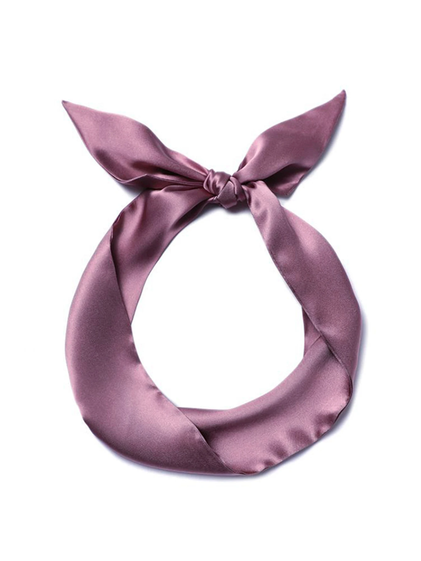 Woman Skinny Silk Scarf Long Hair Strip Silk Ribbon Small Neck Scarves Bag Handle Ribbon Scarf Kerchief Ladies Tie 4cm*90cm