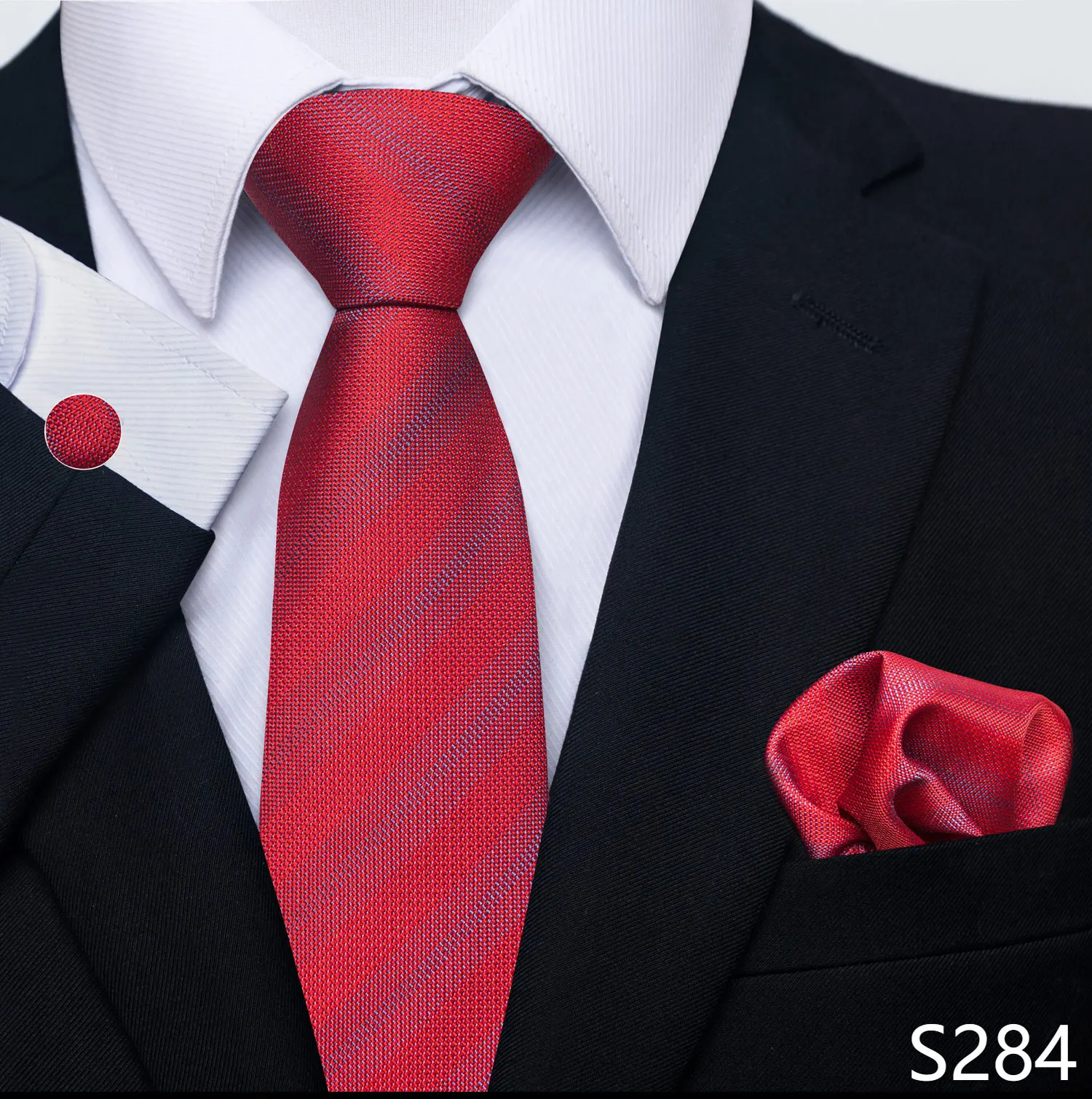 New Style Fashion Brand Tie For Men Green Floral Tie Pocket Squares Cuffilinks Set Necktie Suit Accessories Fit Formal Party
