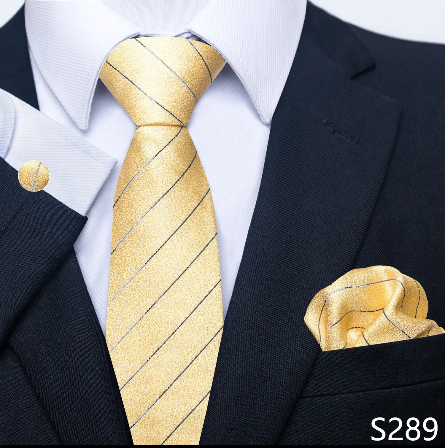 New Style Fashion Brand Tie For Men Green Floral Tie Pocket Squares Cuffilinks Set Necktie Suit Accessories Fit Formal Party