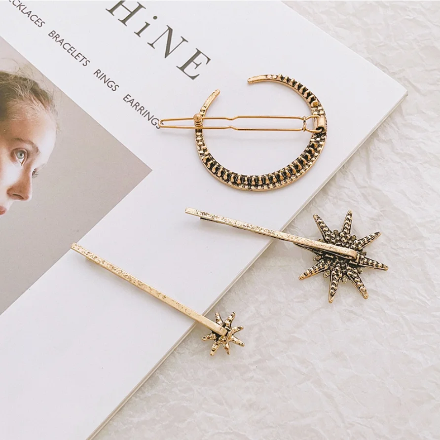 3Pcs/set Luxury Hair Clip Pins Crystal Snowflake Hairpins  Wedding Hair Jewelry Gift Headwear Barrettes Ornament Accessories