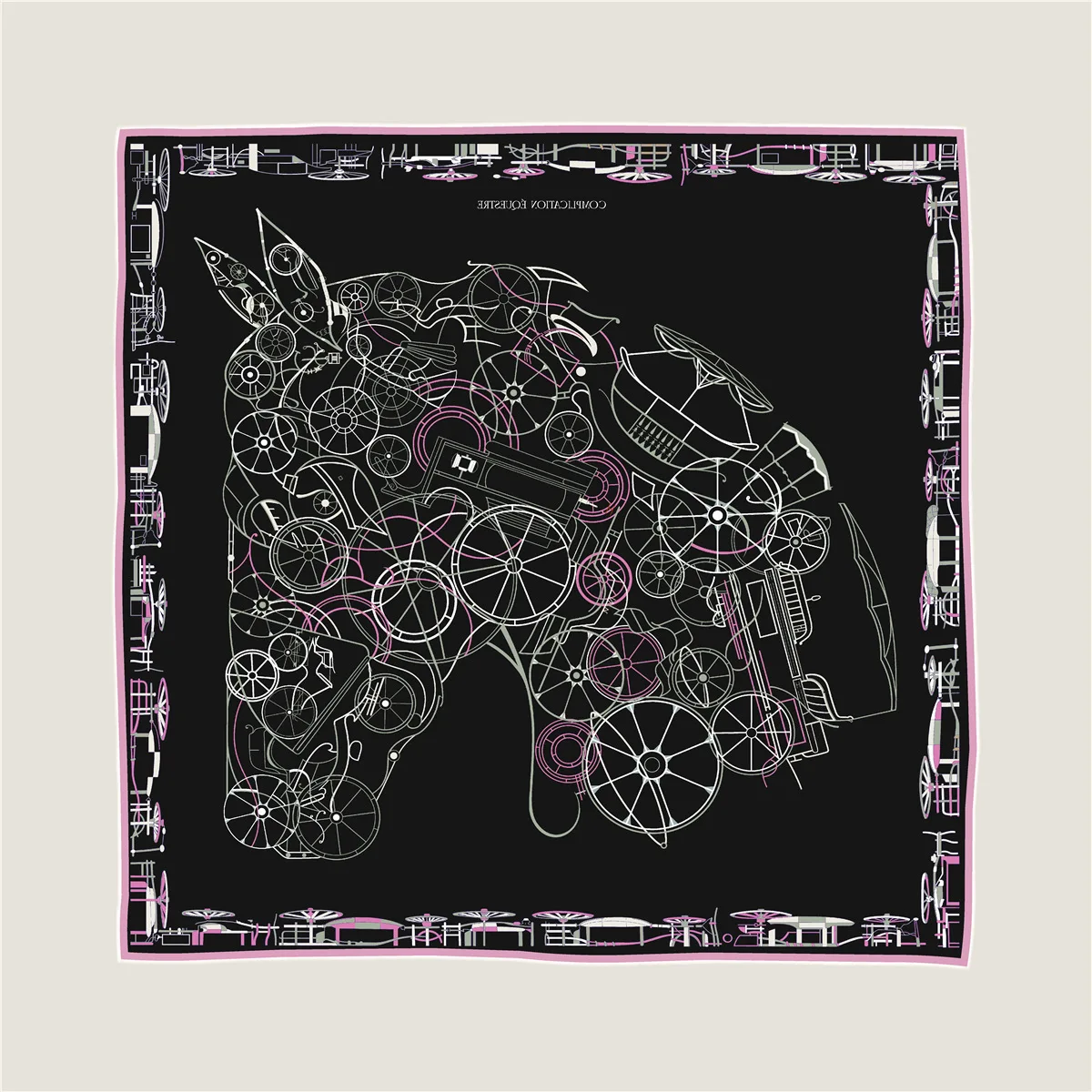 New Brand Two-sided Print Headband Scarf Women Fashion 90*90cm Silk Hijab Bandana Neckerhicef Sun Protection Shawl Headscarf