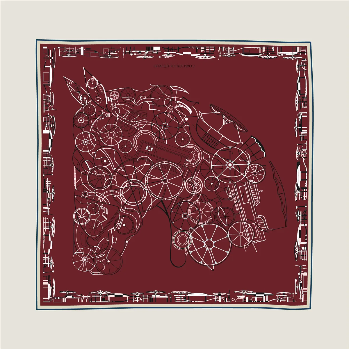 New Brand Two-sided Print Headband Scarf Women Fashion 90*90cm Silk Hijab Bandana Neckerhicef Sun Protection Shawl Headscarf