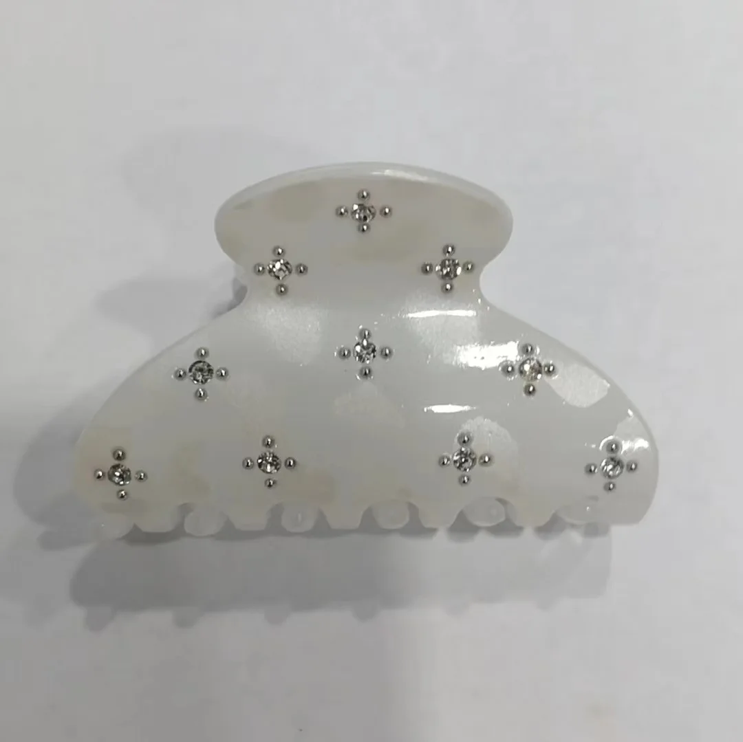Luxury Starfish Hair Claw with Rhinestones for Women, Non-Slip Kawaii Updo Claw Clip, Daily Party Gift Evening Wedding Trendy
