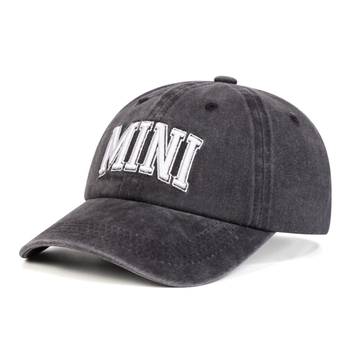 Unisex Parent Child 3D MAMA/MINI Embroidery Wash Baseball Caps Spring and Autumn Outdoor Adjustable Casual Hats Sunscreen Hat 