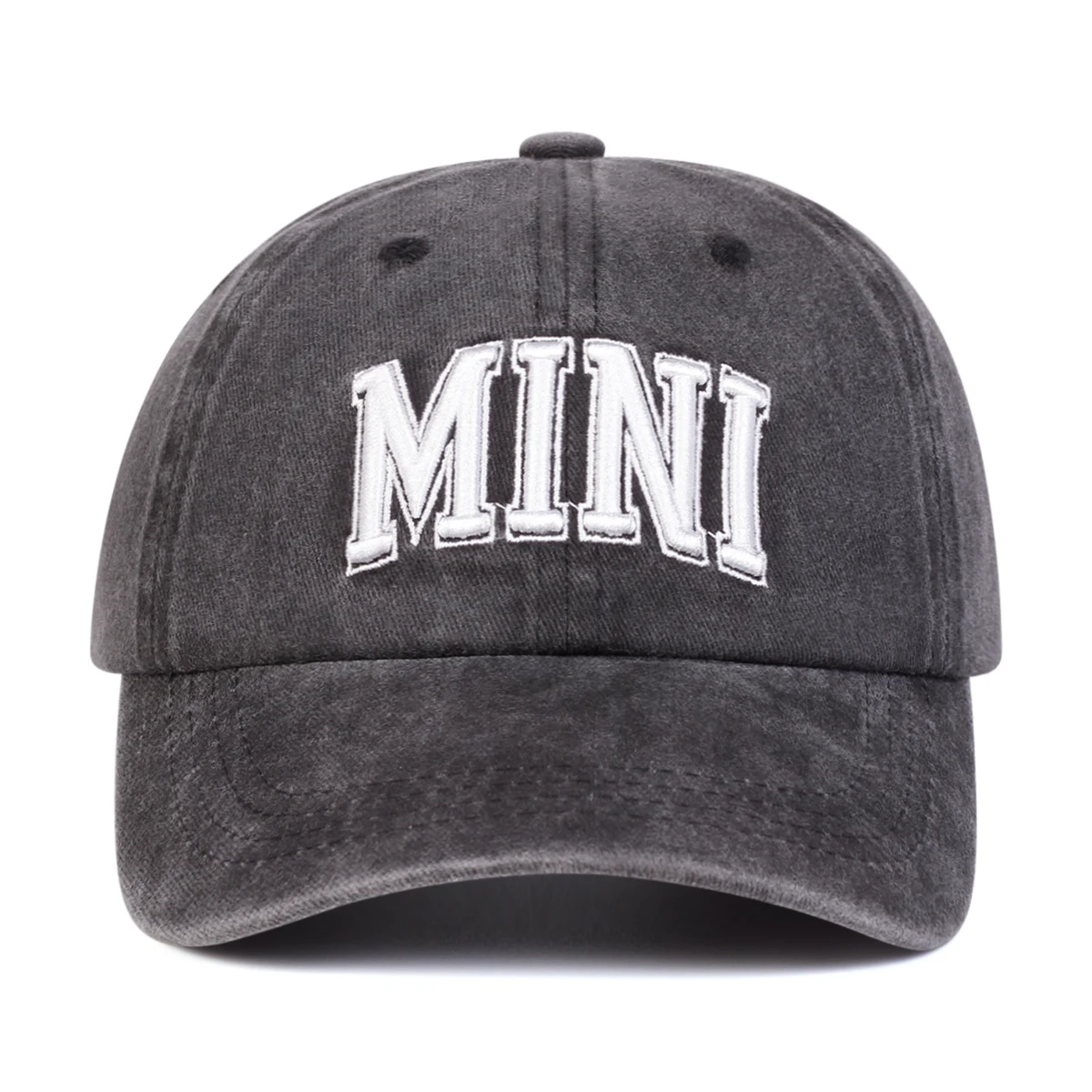 Unisex Parent Child 3D MAMA/MINI Embroidery Wash Baseball Caps Spring and Autumn Outdoor Adjustable Casual Hats Sunscreen Hat 