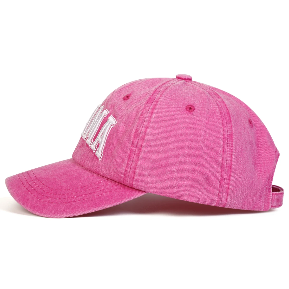 Unisex Parent Child 3D MAMA/MINI Embroidery Wash Baseball Caps Spring and Autumn Outdoor Adjustable Casual Hats Sunscreen Hat 
