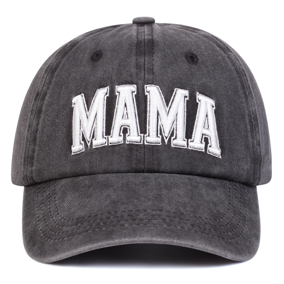 Unisex Parent Child 3D MAMA/MINI Embroidery Wash Baseball Caps Spring and Autumn Outdoor Adjustable Casual Hats Sunscreen Hat 