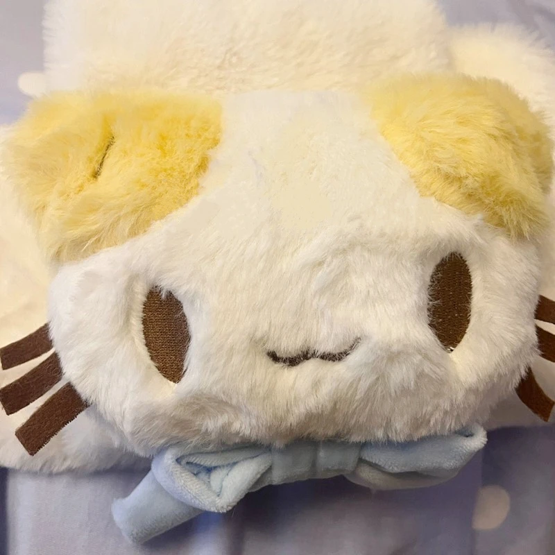 Masyumaro Fluffy Fuwa Nyanko Cat Plush Scarf Women Kawaii Cute Winter Scarves Neck Warmer
