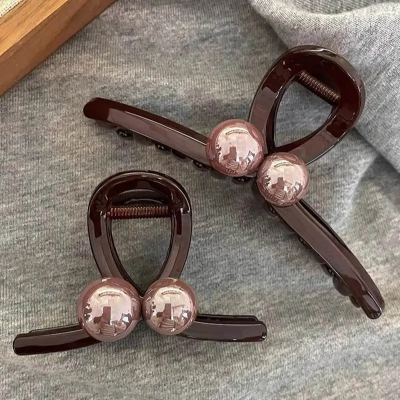 Elegant Hair Clips Claw for Women Trendy Large Crab Catches Clamp Plastic Hairpin Korea Girls Hair Accessories