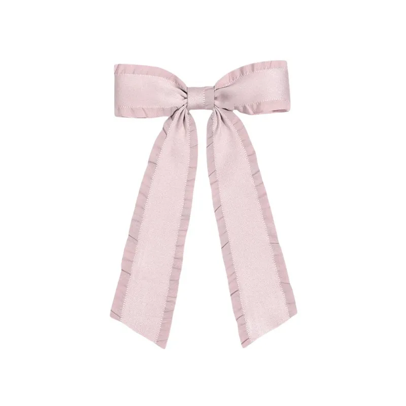 2025 Elegant Cute Ribbon Bow Hairpins Women Girls Gift Hair Clips Pin Barrettes Accessories Hairclip Headdress Headwear Ornament