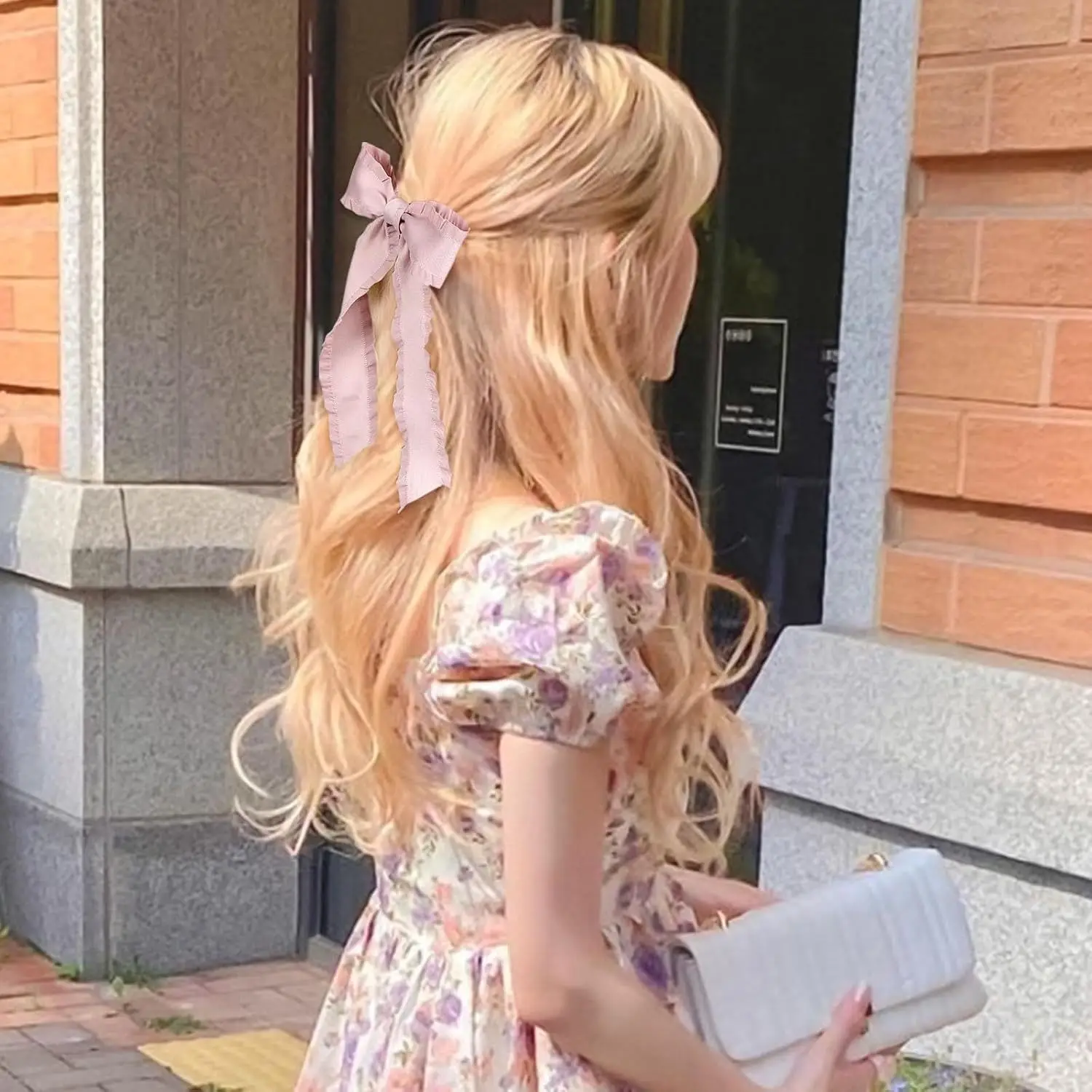 2025 Elegant Cute Ribbon Bow Hairpins Women Girls Gift Hair Clips Pin Barrettes Accessories Hairclip Headdress Headwear Ornament