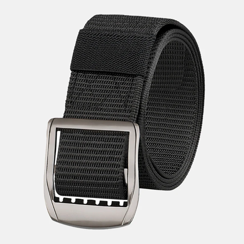 New Men's Alloy Buckle Belt Nylon Tactical Belt Braided Lightweight Breathable Outdoor Sport Daily Commuter For Men Women Belts