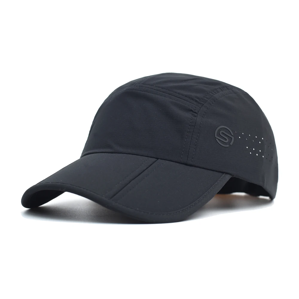 Spring Summer Outdoor Foldable Sport Breathable Baseball Cap Men Women Soft Dad Hat Adjustable Casual Trucker Style Low Profile