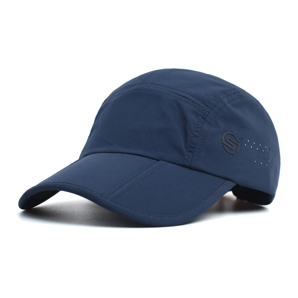 Spring Summer Outdoor Foldable Sport Breathable Baseball Cap Men Women Soft Dad Hat Adjustable Casual Trucker Style Low Profile