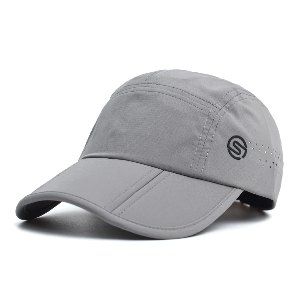Spring Summer Outdoor Foldable Sport Breathable Baseball Cap Men Women Soft Dad Hat Adjustable Casual Trucker Style Low Profile