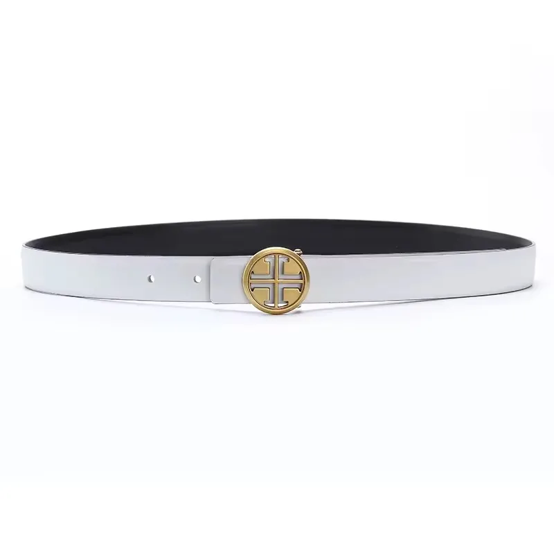New Women Belt Designer Reversible Leather Belts For Women Female Belt For Jeans Dress