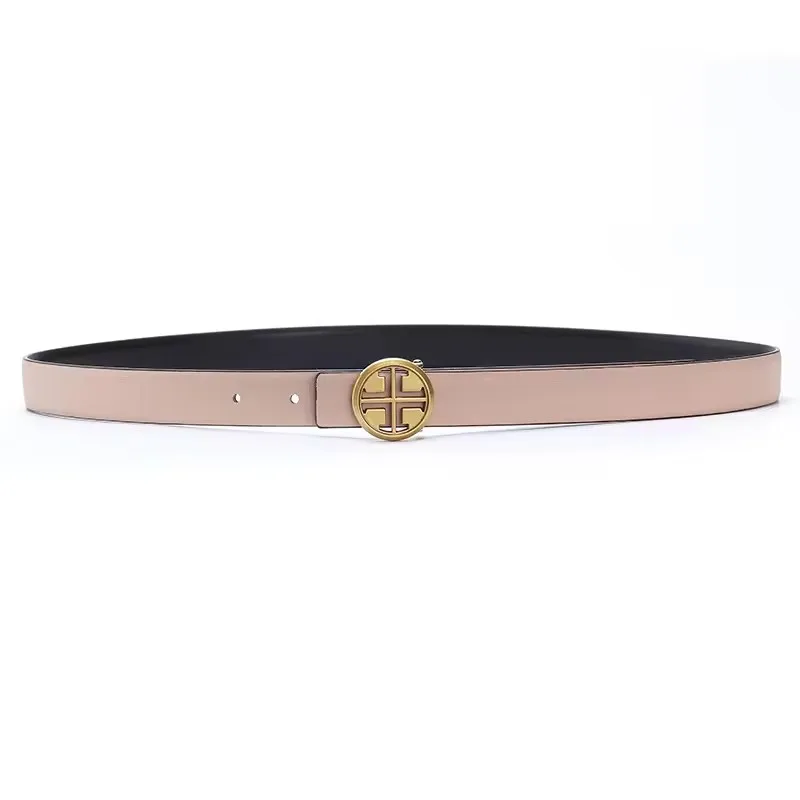 New Women Belt Designer Reversible Leather Belts For Women Female Belt For Jeans Dress
