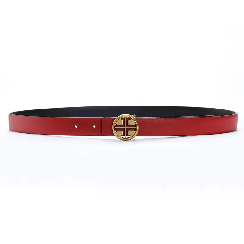 New Women Belt Designer Reversible Leather Belts For Women Female Belt For Jeans Dress