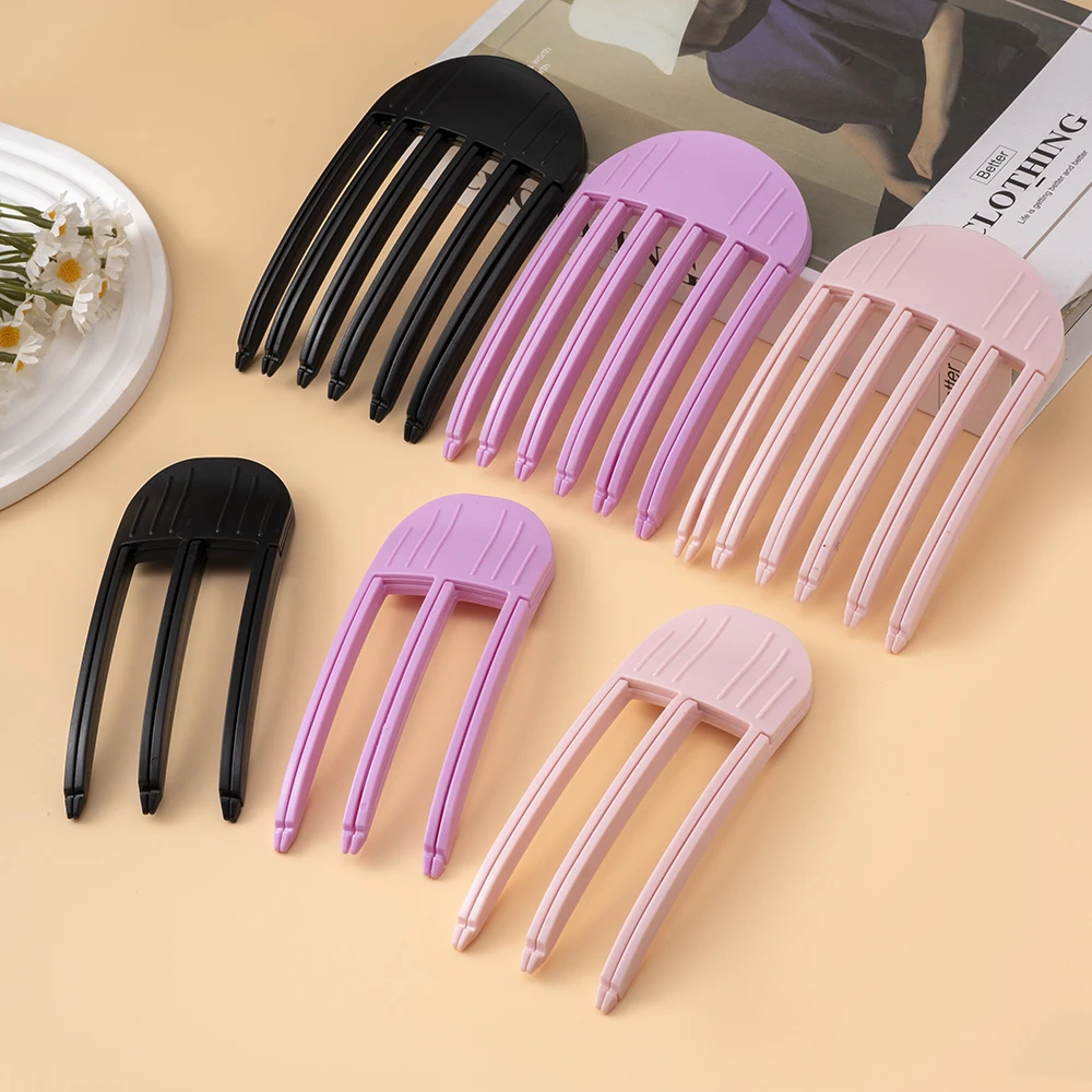 Fluffy Hairpin Curling Bangs Hair Clips Comb Hair Roots Volumizing Clips Women Curling Fixed Shape Clips Volume Hair Roller Tool