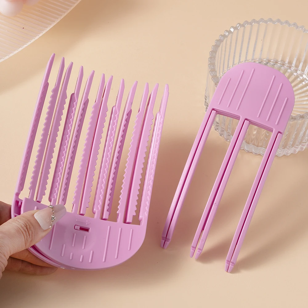 Fluffy Hairpin Curling Bangs Hair Clips Comb Hair Roots Volumizing Clips Women Curling Fixed Shape Clips Volume Hair Roller Tool