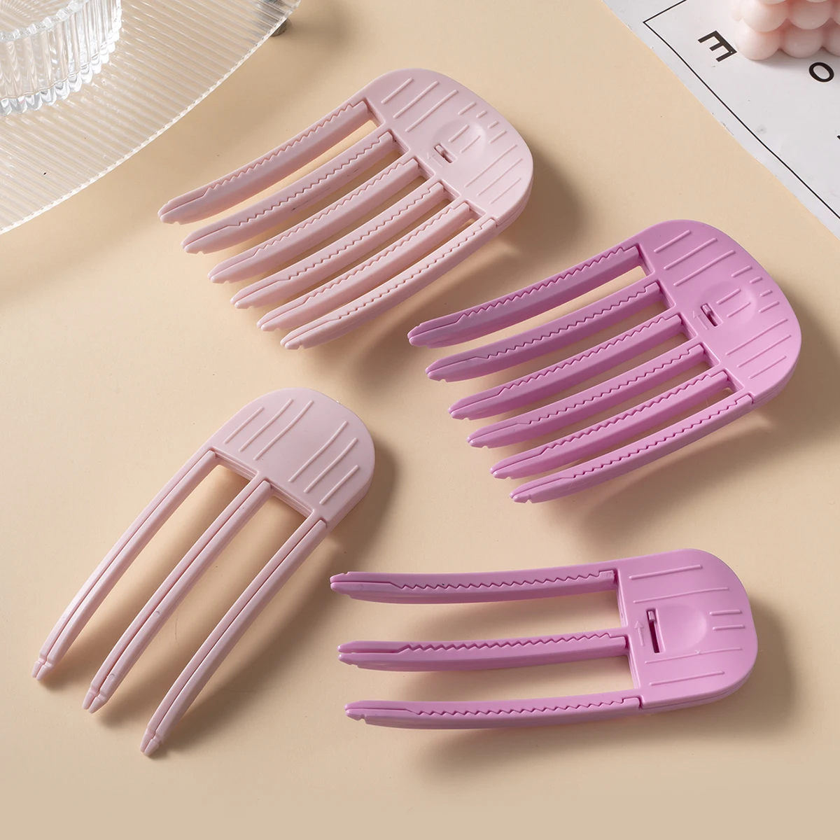 Fluffy Hairpin Curling Bangs Hair Clips Comb Hair Roots Volumizing Clips Women Curling Fixed Shape Clips Volume Hair Roller Tool