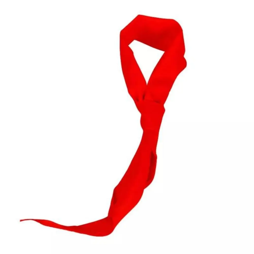 Triangle Towel Scarf Classic 120cm Triangle Towel Scarf China Style Gifts Red Scarf Cotton Red Tie Choker School Supplies