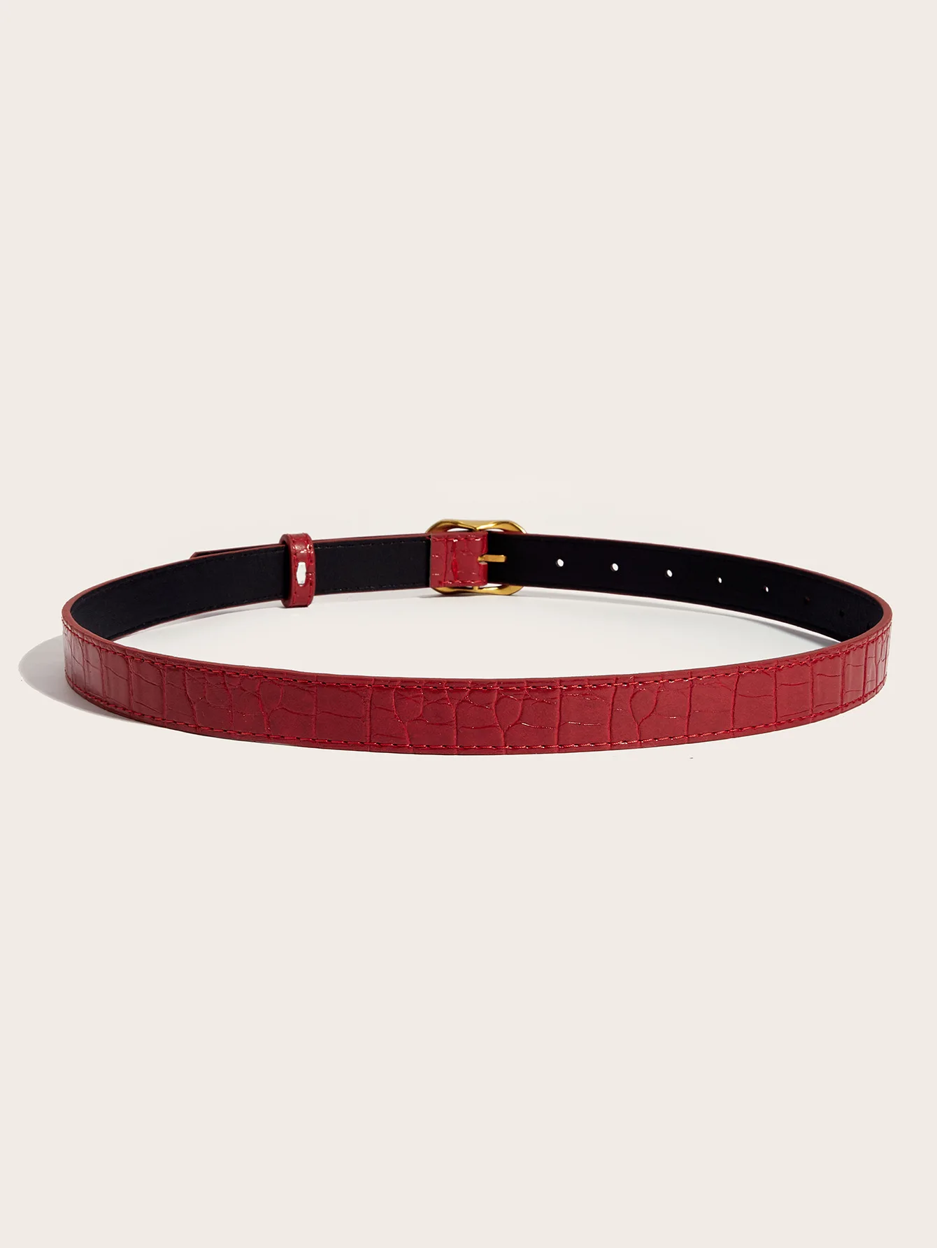2025 New Belt Women's Korean Edition Decoration Paired with Wine Red Jeans Multi Functional Fashion Belt for Women