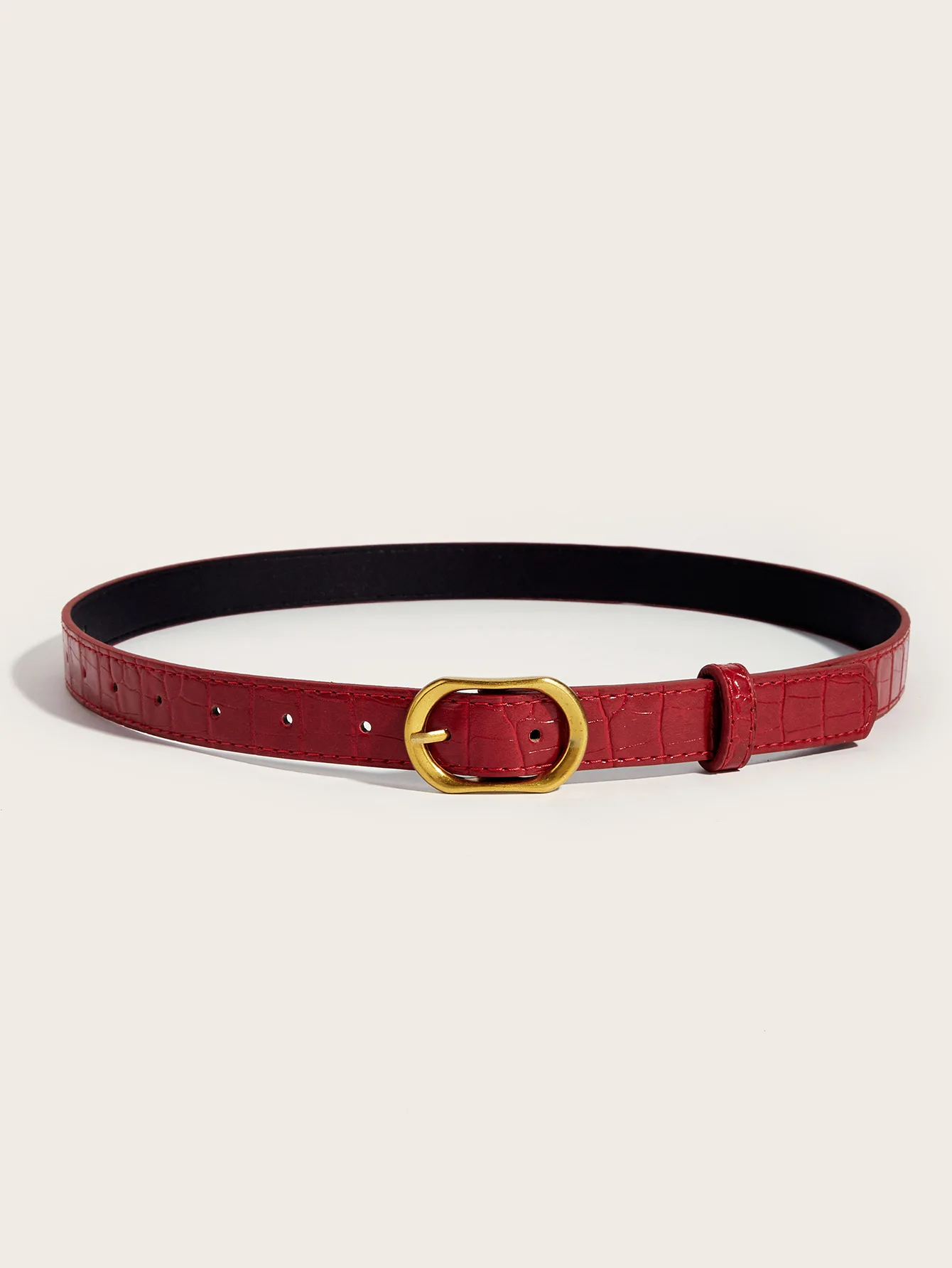 2025 New Belt Women's Korean Edition Decoration Paired with Wine Red Jeans Multi Functional Fashion Belt for Women