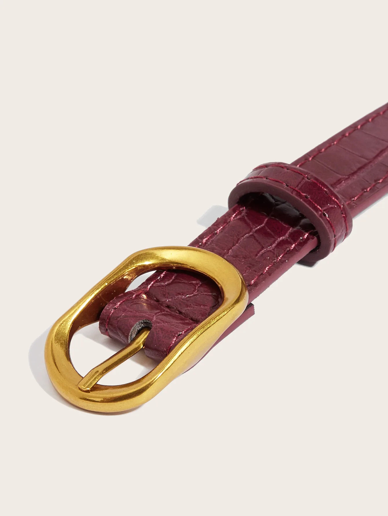 2025 New Belt Women's Korean Edition Decoration Paired with Wine Red Jeans Multi Functional Fashion Belt for Women