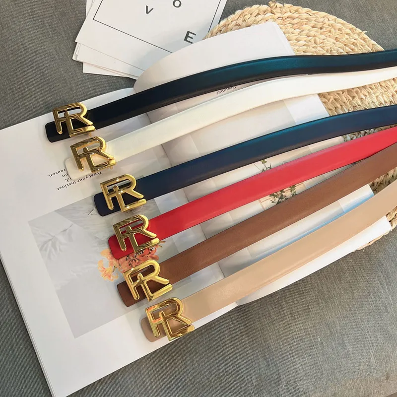 New Belt For Women Fashionable Belt Female Metal Buckle Women's Belt Leisure Dress Jeans Waistband
