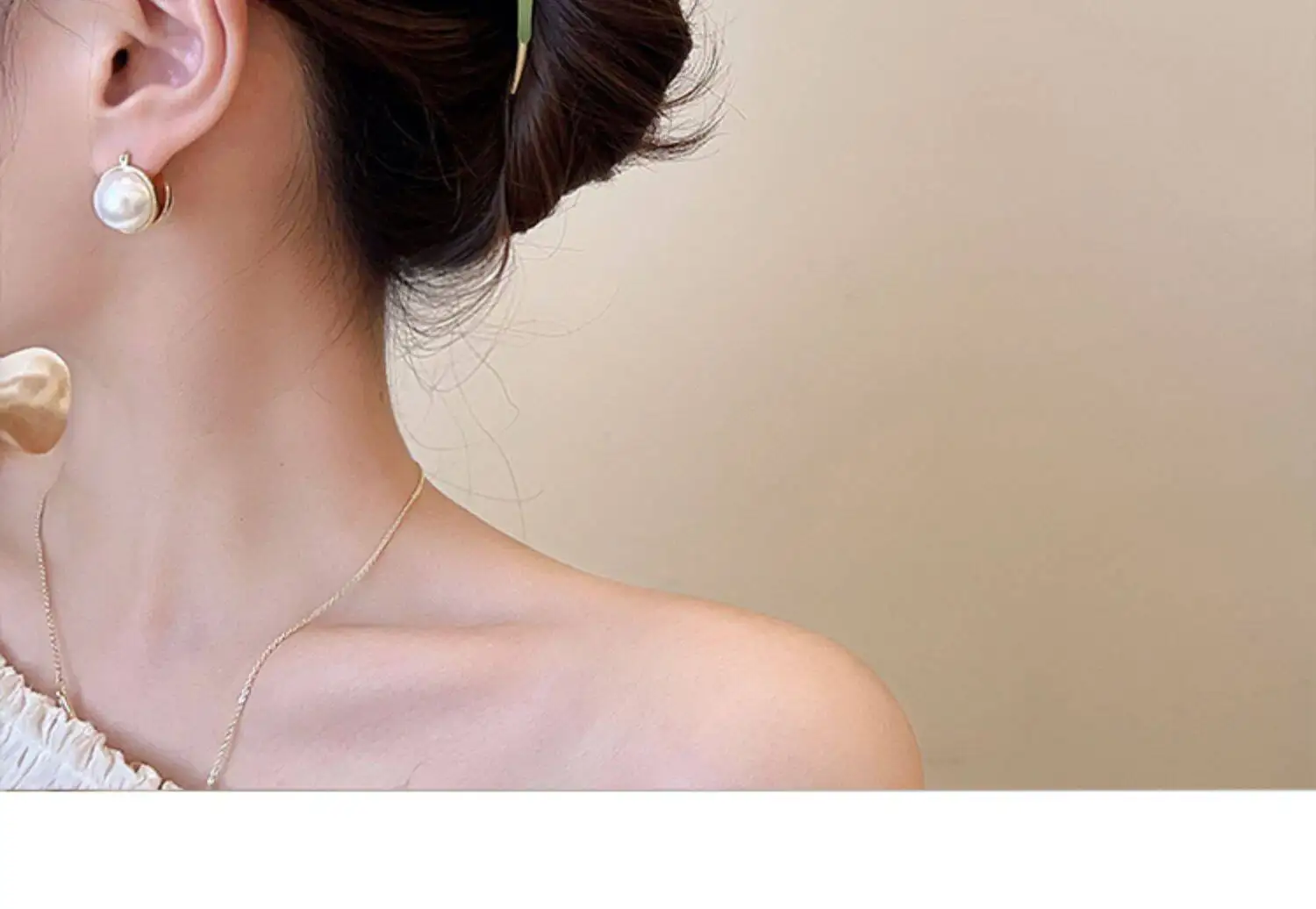 Fashion Flower Forest Gardenia Flower Claw Clips Grasping Women's Spring Summer New Style Metal Hair Clip Large Shark Clip