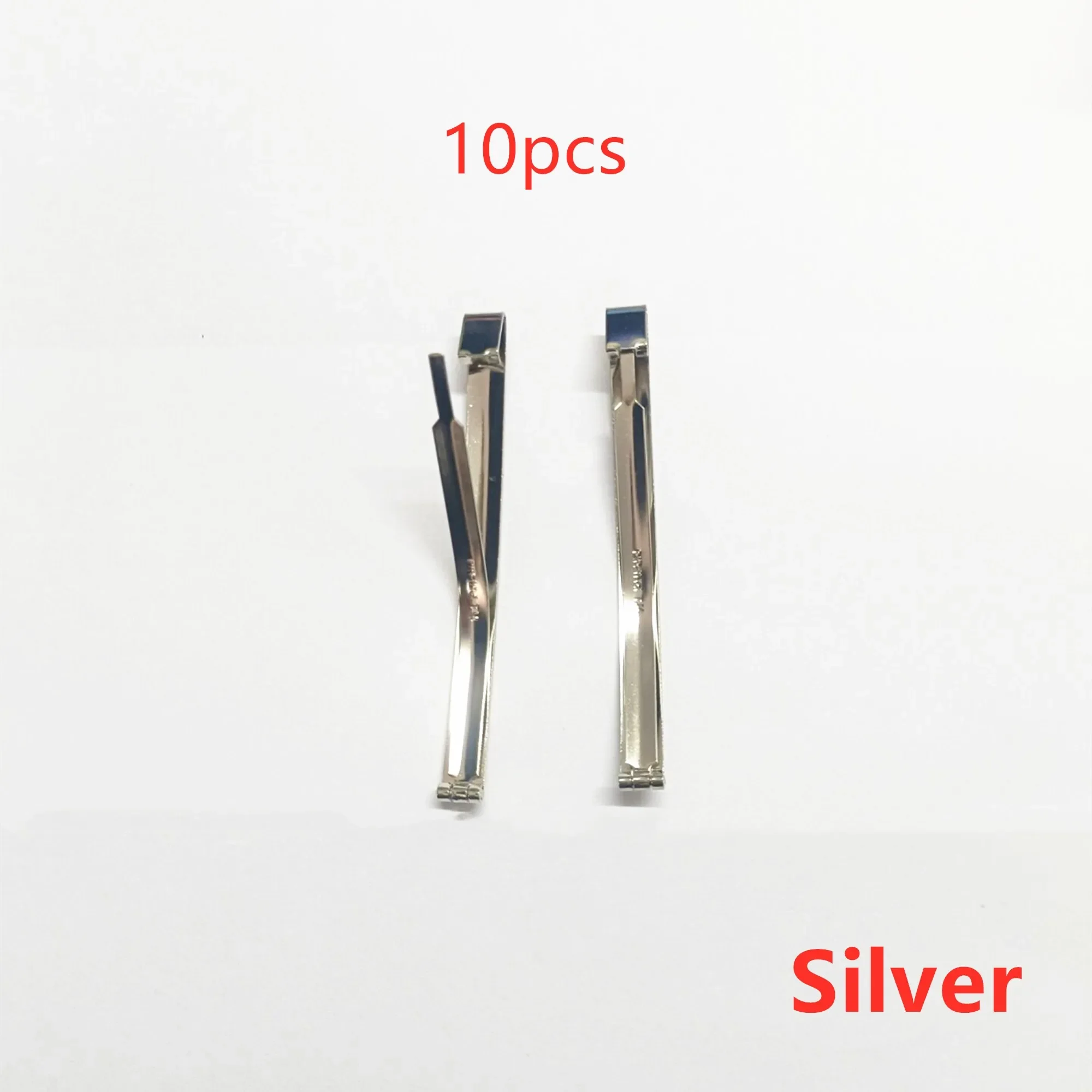 10pcs/lot 7cm 9cm Korean shrapnel clip gold/rhodium hair accessories DIY material wholesale