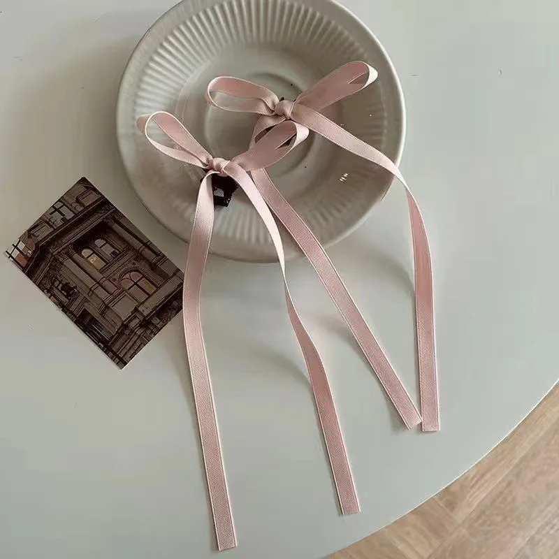 2PCS Bow, Ballet, Mini, Hair Clip, Flutter, Ponytail, Back of Head, Hair Accessory, Dopamine, Bow, Hair Accessory
