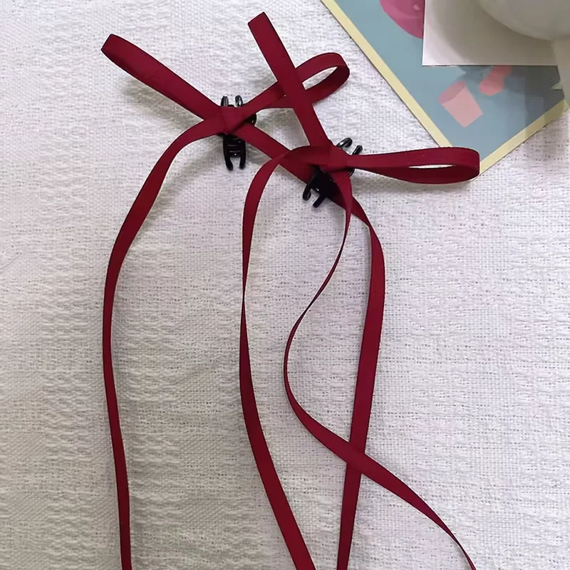 2PCS Bow, Ballet, Mini, Hair Clip, Flutter, Ponytail, Back of Head, Hair Accessory, Dopamine, Bow, Hair Accessory