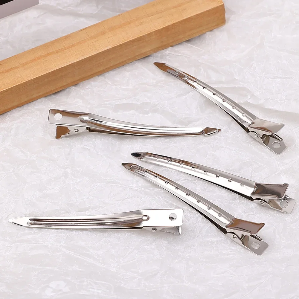 Metal Duckbill Clip Curly Hairpin Barrettes Hairstyle Hair Styling Clips Clamps Haircut Hairclip Tools Fluffy Hair Root Barrette