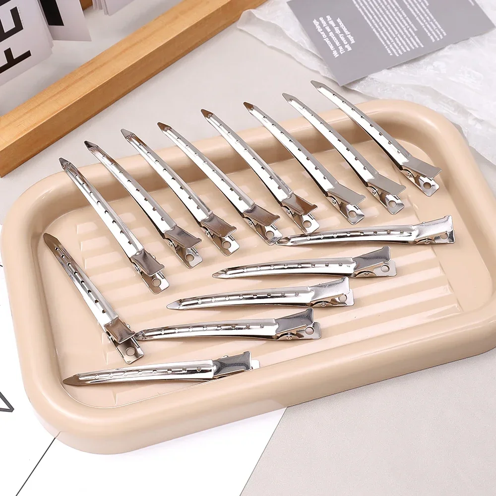 Metal Duckbill Clip Curly Hairpin Barrettes Hairstyle Hair Styling Clips Clamps Haircut Hairclip Tools Fluffy Hair Root Barrette