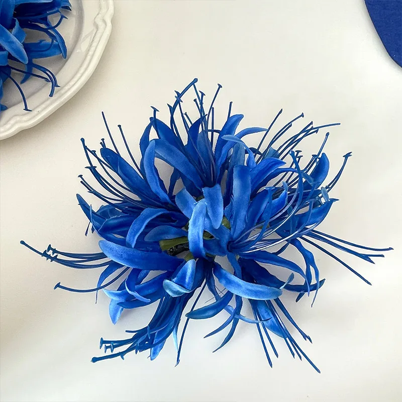 Half Shore Flower Simulation Flower Hair Clip Side Hair Accessory