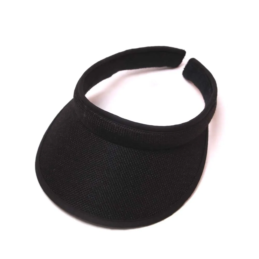 Parent-Child Visor Cap Spring Summer Beach Sunhat Adults Children UV Protection Travel Outdoor Hat Wide Brim Simple Sun Visor