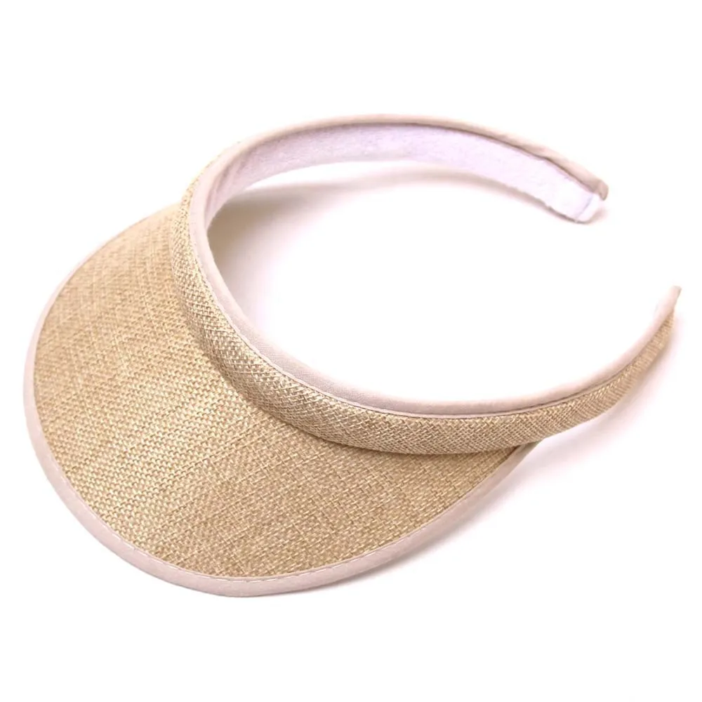 Parent-Child Visor Cap Spring Summer Beach Sunhat Adults Children UV Protection Travel Outdoor Hat Wide Brim Simple Sun Visor