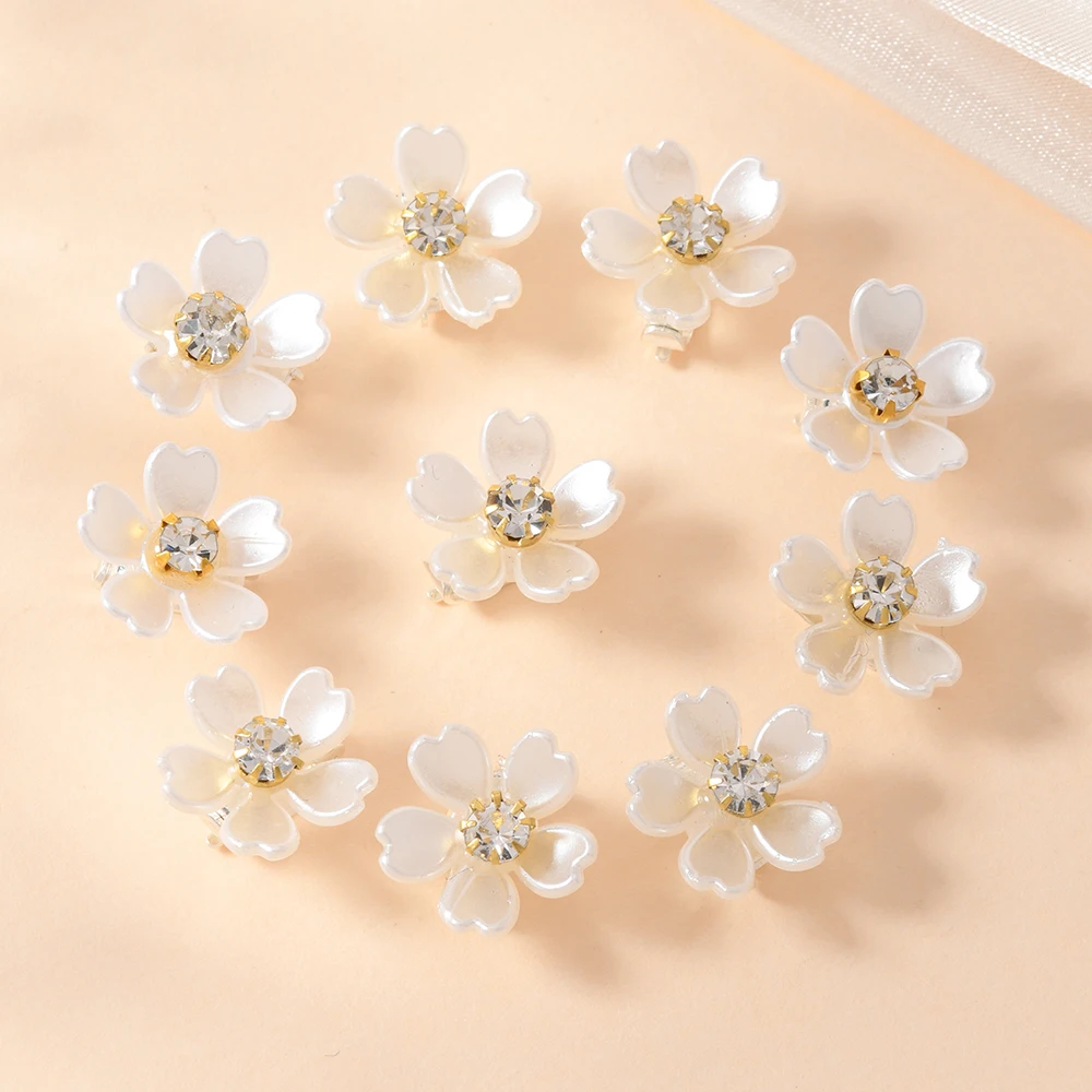 Exquisite small hair clips, flower hair accessories, small hair clips, bean clips, side flower hair accessories