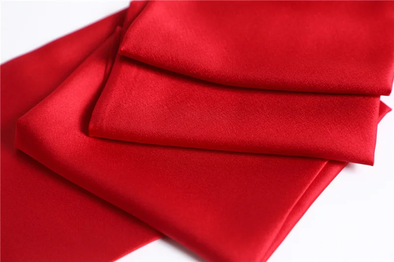 Fashion Solid Color Long Silk Scarf Women Tie Bag Headband Horse Printing Hairband Korean Style Neckerchief Ribbon Lady