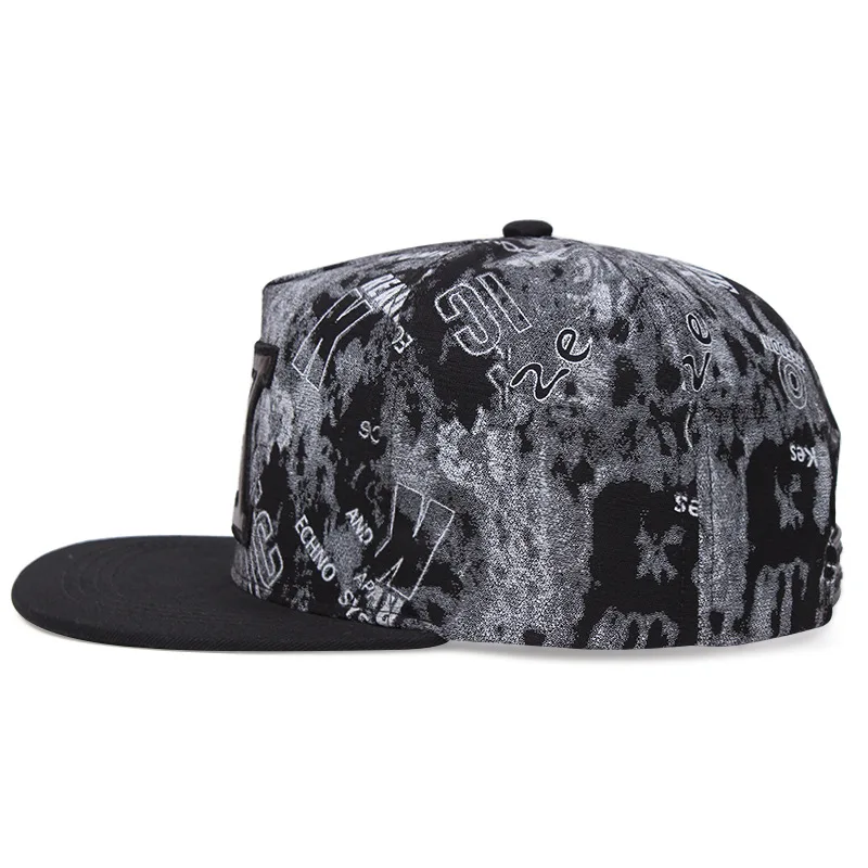 2026 Spring/Summer New Printed K Letter Baseball Cap Young Men and Women Hip-hop Flat-brimmed Hat Outdoor Sports Sunscreen Hat
