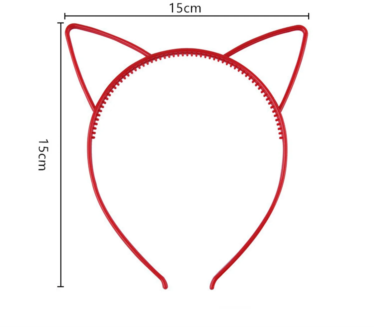 12pcs Cartoon Headdress Kids Cute Hairpin Jewellery Cute Cat Ears Hair Accessories Plastic Cat Ears Hairband Children Hair Wear