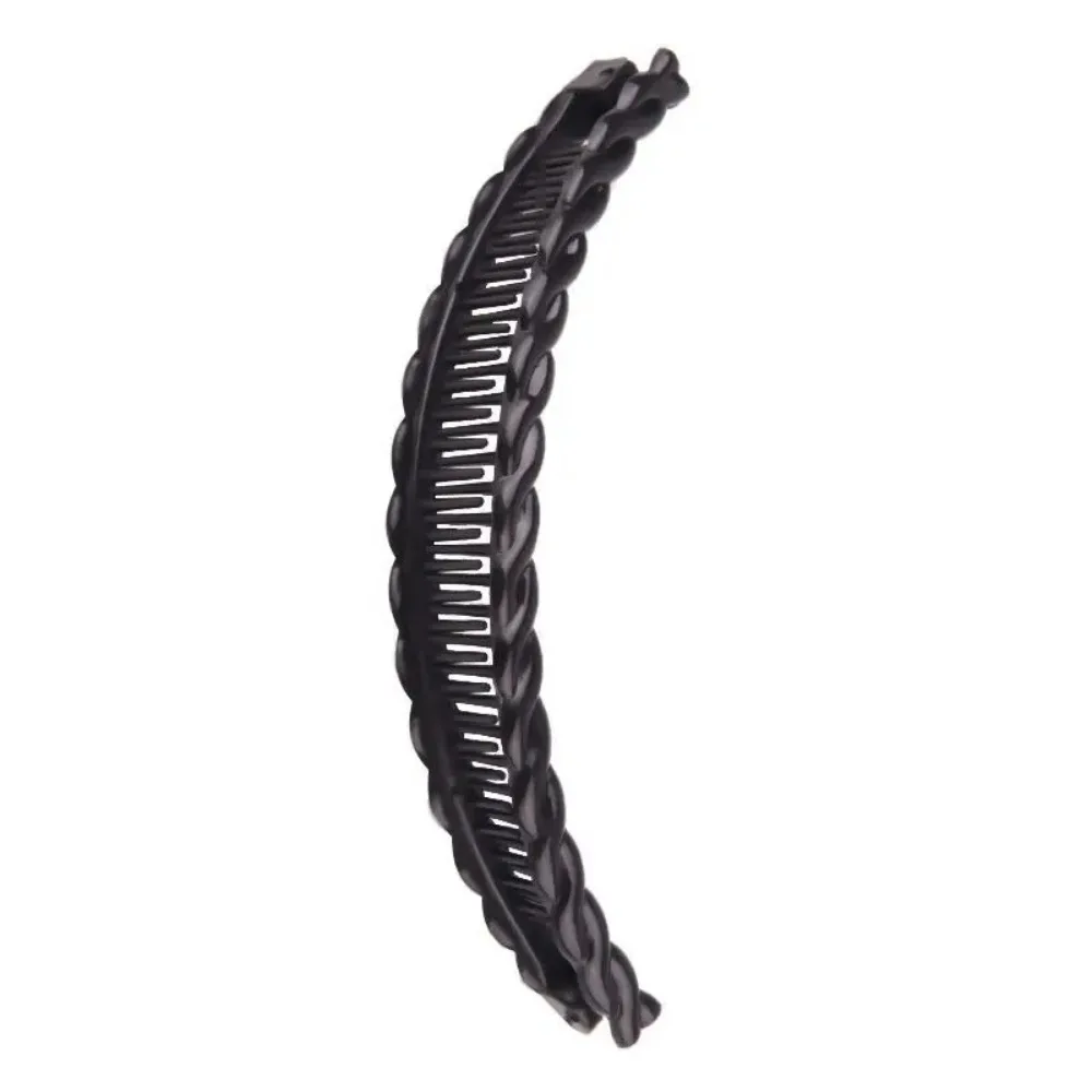 3Pcs Vintage Banana Hair Clips for Women Wave Combs Hairpin Hair Style Tools Solid Color Fashion Practical Hair Accessories