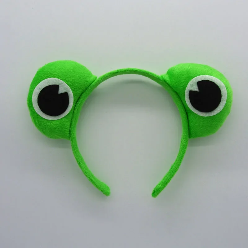 Green Frog Animal Ear Headband Girls Boy Adult Hairband Party Birthday Cosplay Costume Wedding Festival