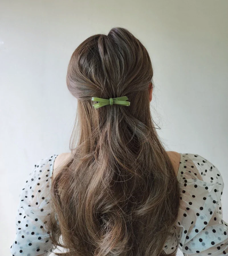 South Korea France Bow Hairpin Princess Head Inverted Comb Disc Hair Ball Head Side Hairpin